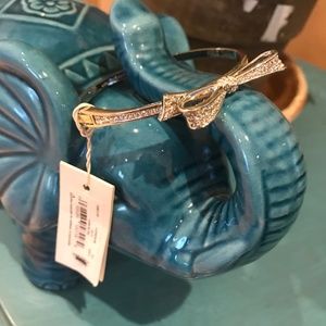 NWT Kate Spade Silver Bow Bracelet